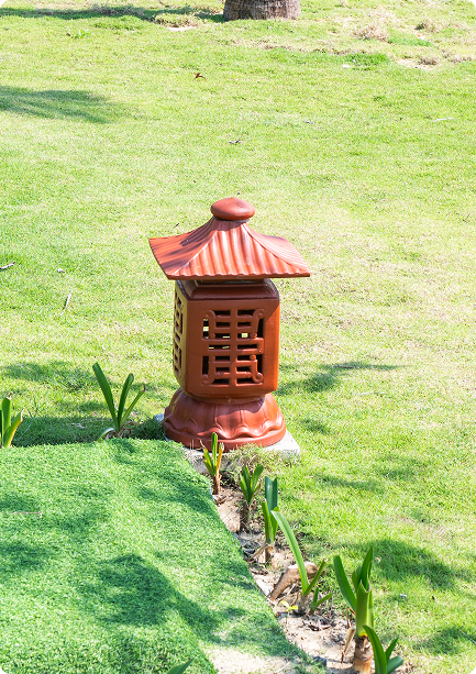 Đèn Vườn Gốm Sứ Quả Nhót - Mẫu 13